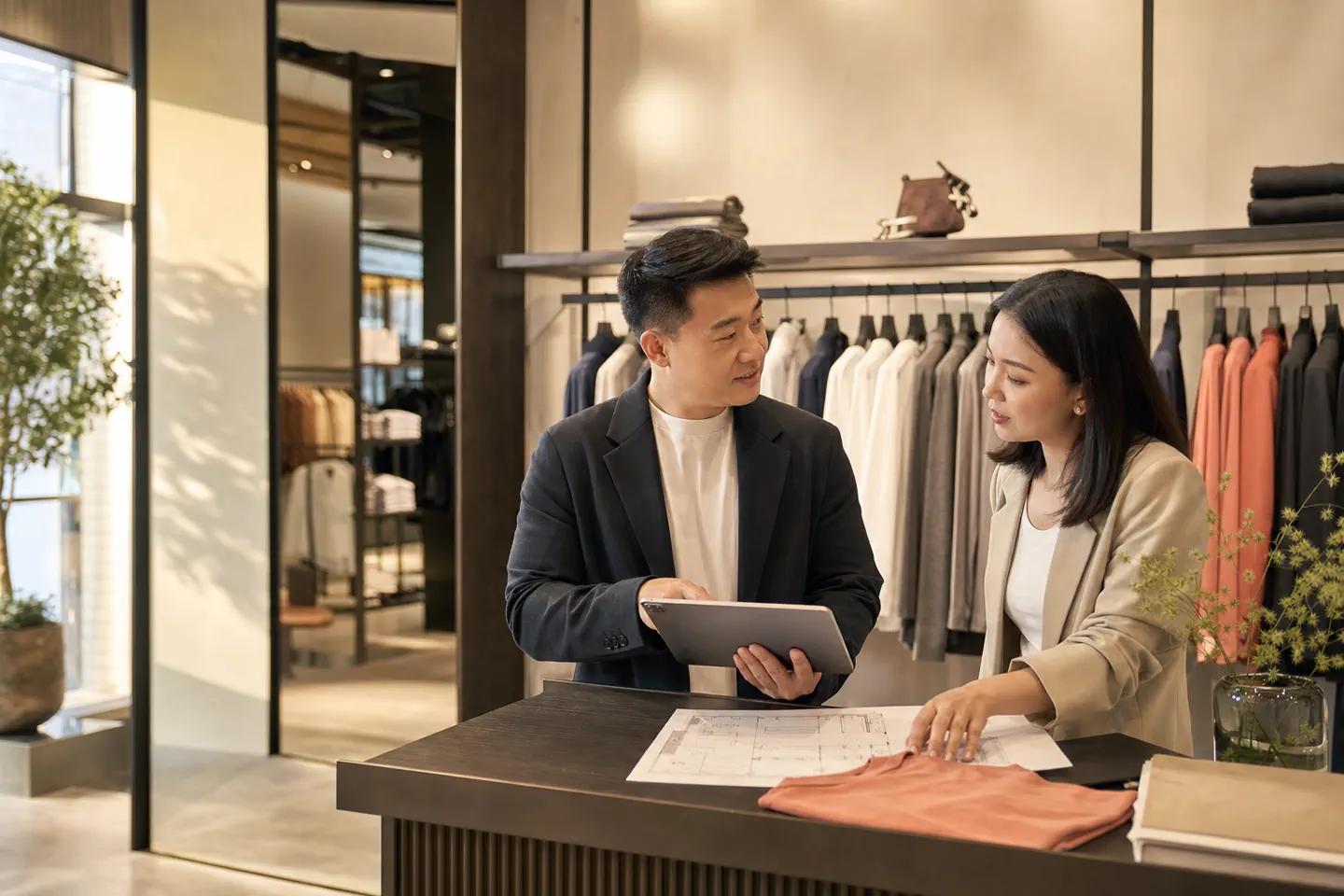 服装加盟品牌门店管理场景